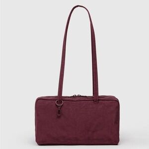 BAGGU Nylon Bowler Bag Mahogany